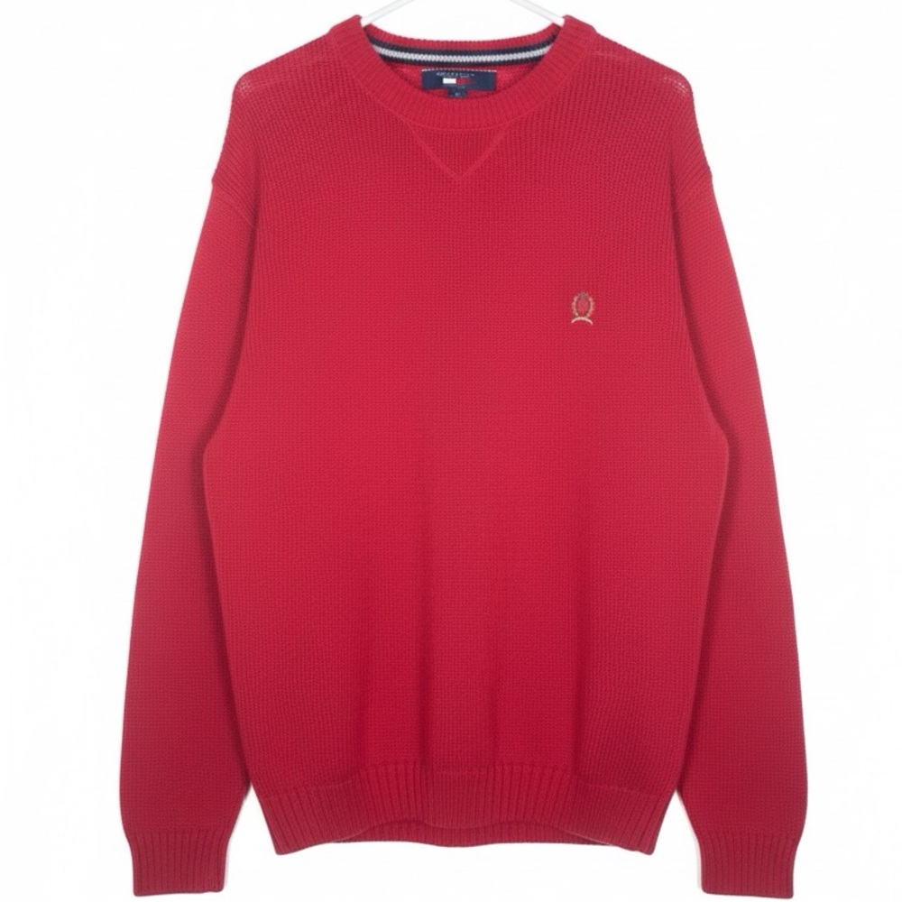 TOMMY HILFIGER Men’s Knit Pullover Crewneck Sweater